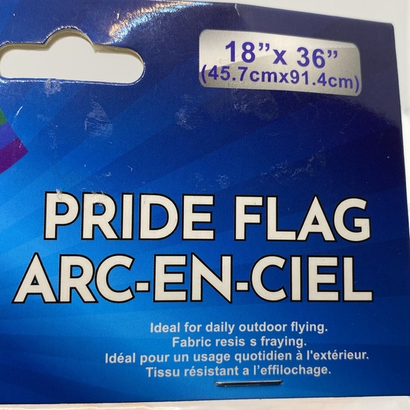 Pride Flag 18” x 36” Rainbow Indoor Outdoor Gay Lesbian Transgender - Picture 2 of 8